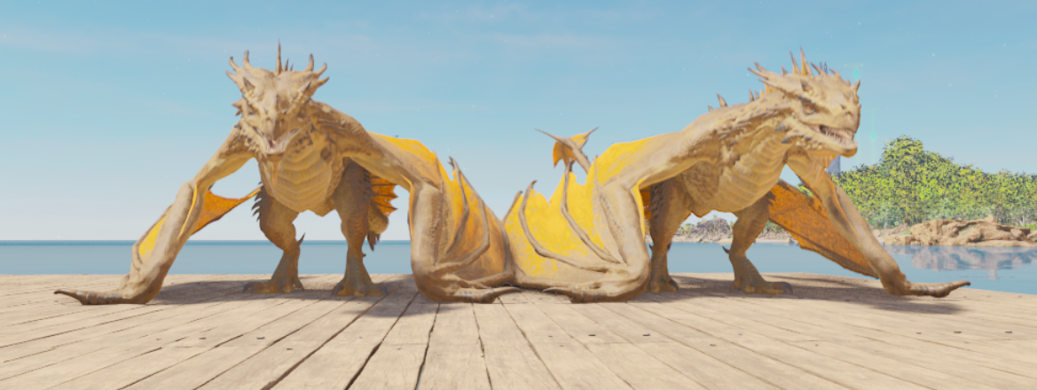 Fire Wyvern breeding pair