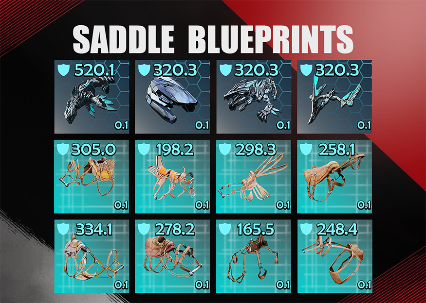 Saddle Blueprints