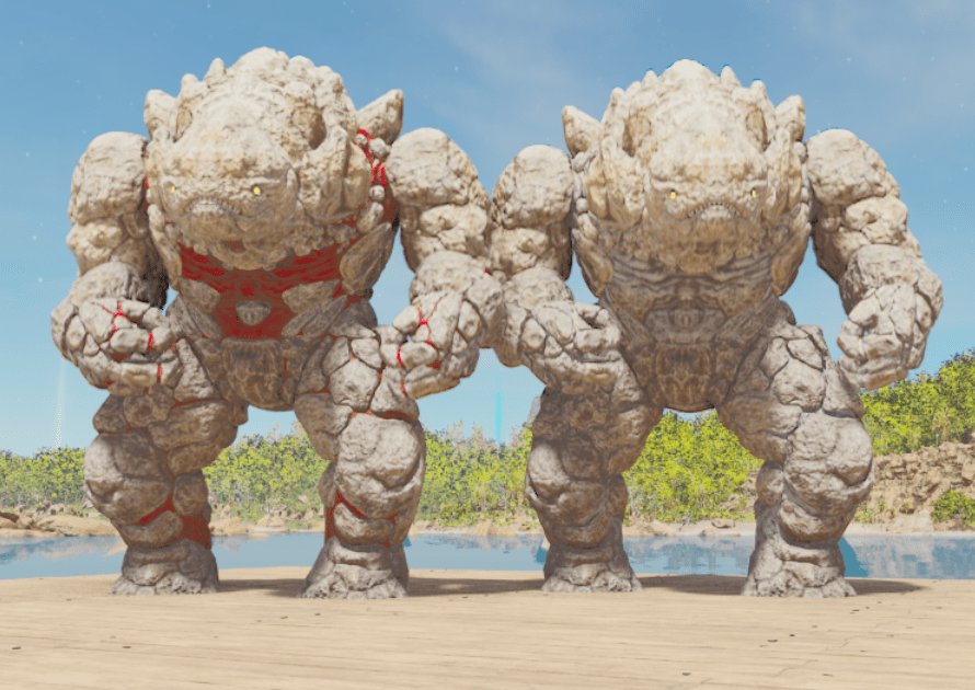Rock Elemental breeding pair