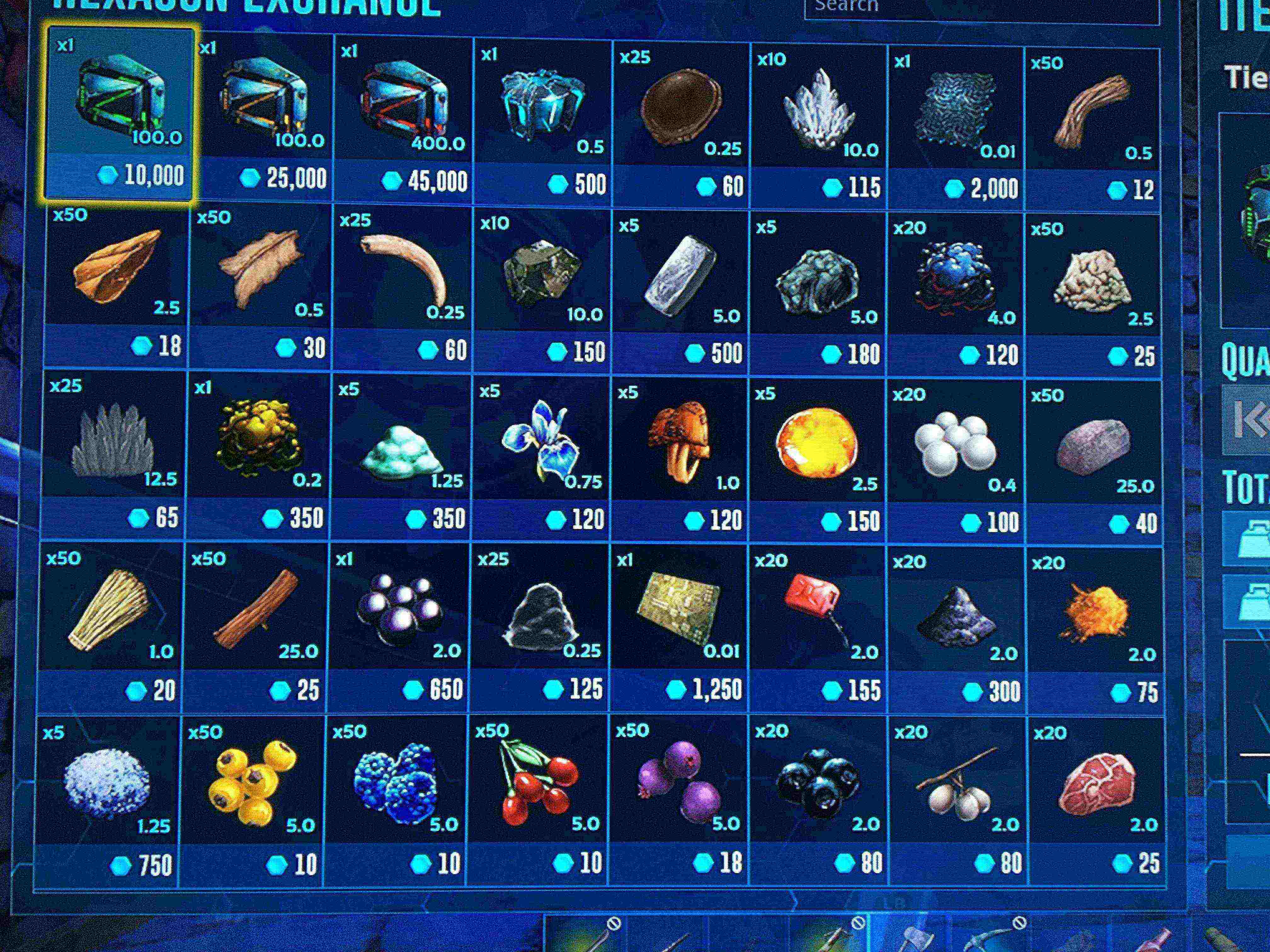 Items