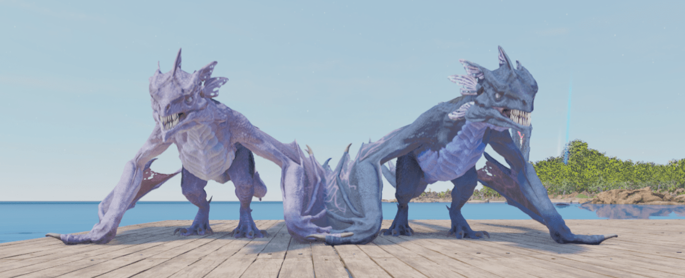 Lightning Wyvern breeding pair