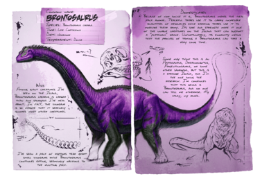 R-Brontosaurus (NO SADDLE)