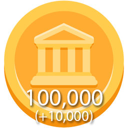 100,000 + 10,000 Tokens