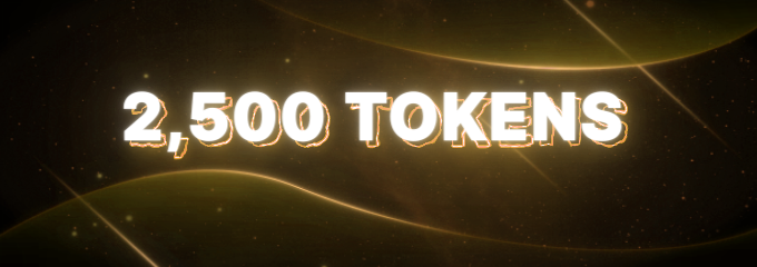 2,500 Tokens