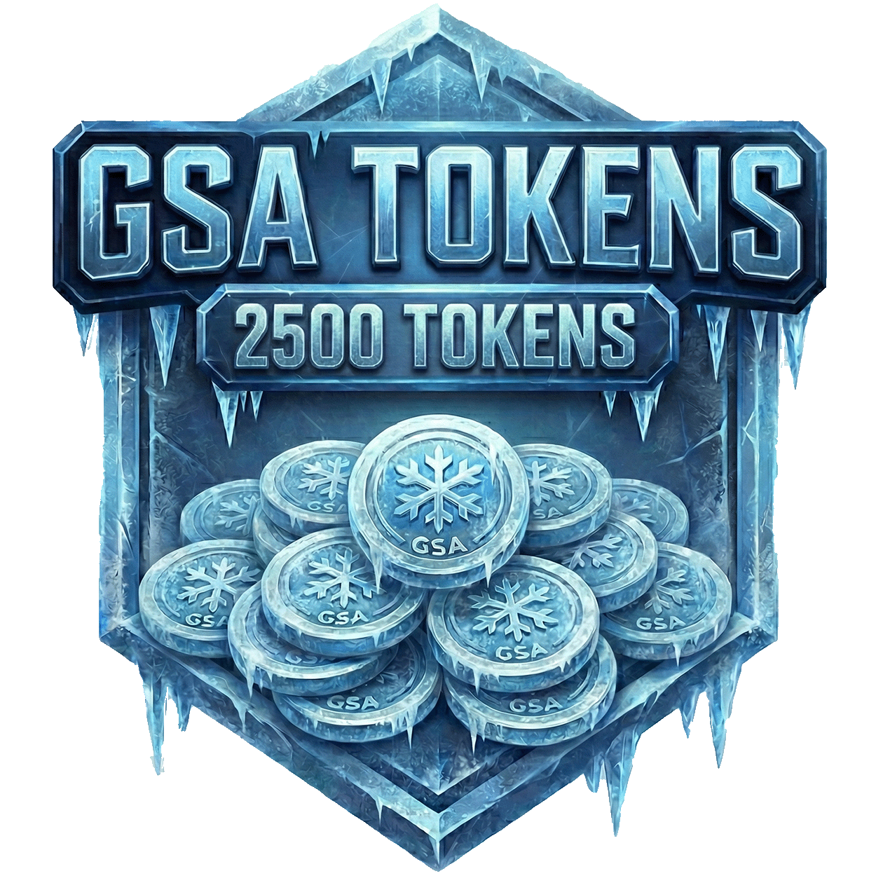 2500 GSA TOKENS