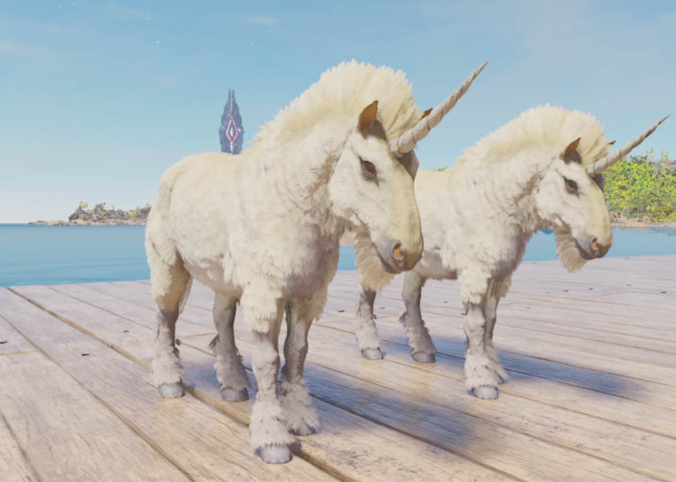 Unicorn breeding pair