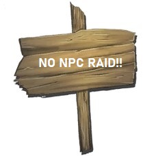 No NPC Raid Sign