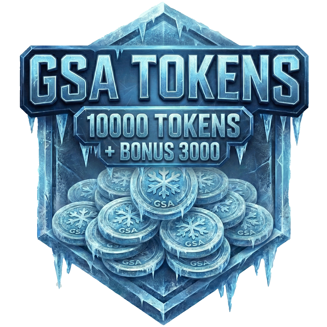 10000 GSA TOKENS (PLUS BONUS 3000)